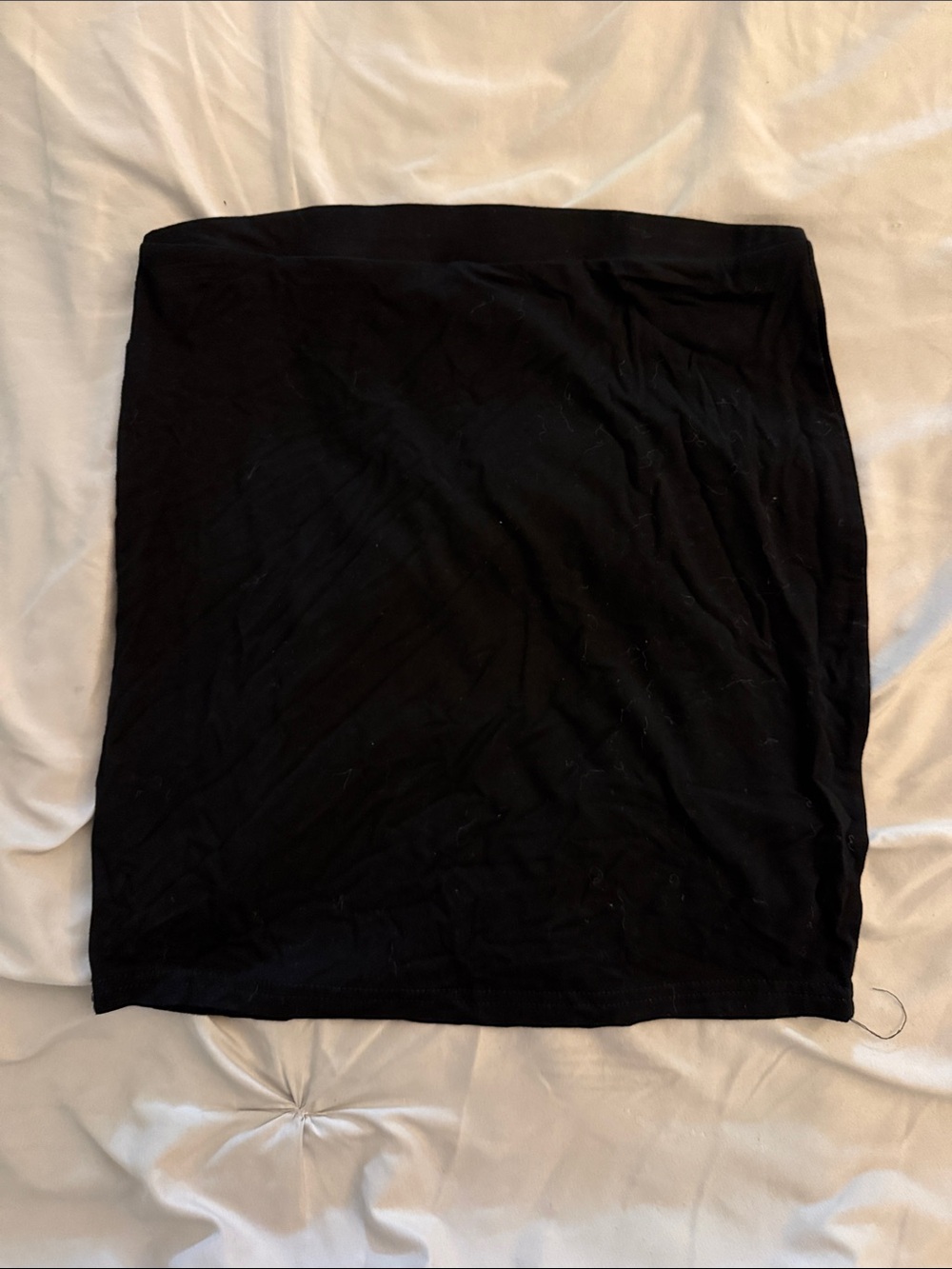 SHEIN Black Stretch Mini Tube Skirt